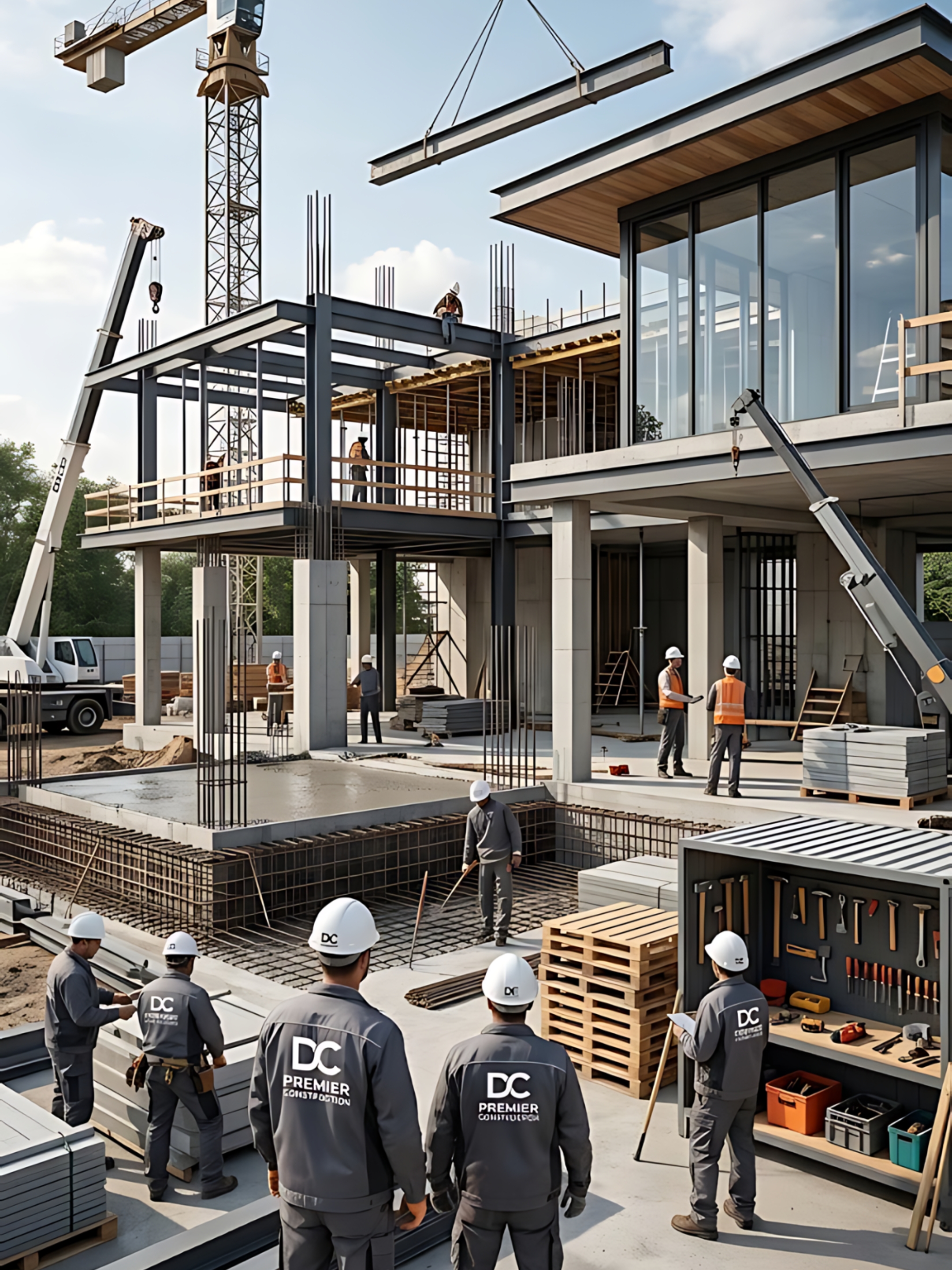 D&C Premier Construction — construction team on site in Florida
